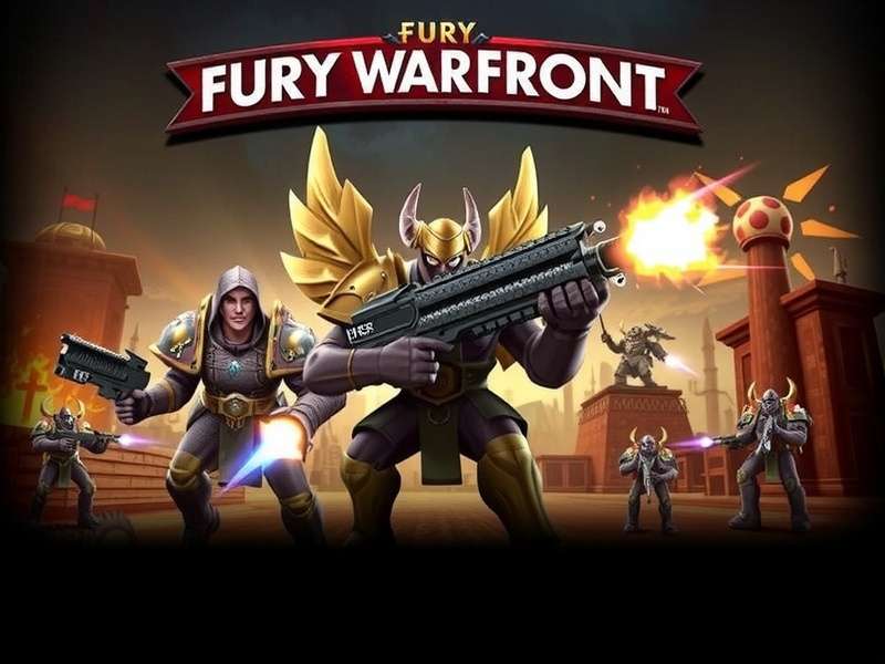 Fury Warfront Epic Battle Scene Fury Warfront Game Banner