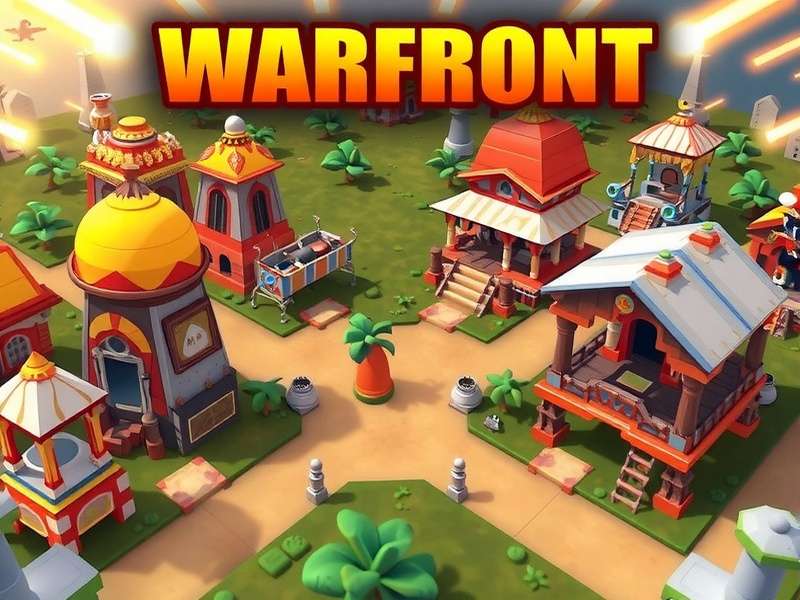 Fury Warfront Map with Indian Landmarks Fury Warfront India-themed map